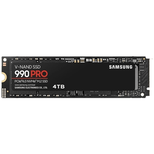 4TB Samsung 990 Pro M.2 2280 PCI Express 4.0 x4 NVMe Solid State Drive